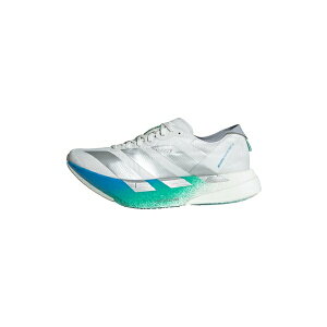 AfB_X fB[X tBbglX X|[c ADIZERO ADIOS PRO 4 - Road running shoes - crystal white matte silver glory green