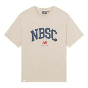 New Balance ニューバランス メンズ スニーカー 【New Balance Logo Print Tee 'Beige Blue' 5ED25373-CRE】 サイズ US_M_XL