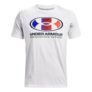 Under Armour A_[A[}[ Y Xj[J[ yUnder Armour Multi Color Lockertag T-shirt 'White Multi' 1361676-100z TCY US_M_XXL