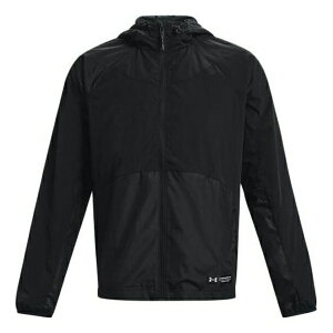Under Armour A_[A[}[ Y Xj[J[ yUnder Armour Rush Woven Full-Zip Jacket 'Black' 1377181-001z TCY US_M_XL