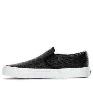 Vans �o���Y �����Y �X�j�[�J�[ �yVans Slip-On Perforated Leather 'Black' VN000XG8DJ6�z �T�C�Y US_9(27.0cm)