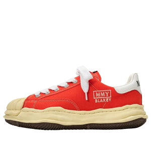 Maison MIHARA YASUHIRO �~�n�����X�q�� �����Y �X�j�[�J�[ �yMaison MIHARA YASUHIRO BLAKEY VL OG Sole Canvas Low-top Sneaker 'Orange' A09FW732-ORG�z �T�C�Y US_10(28.0cm)