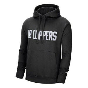 Nike iCL Y Xj[J[ yNike Ce Logo Nba Sports Printing Los Angeles Clippers hooded Pullover Fleece Black DC0807-010z TCY US_M_M