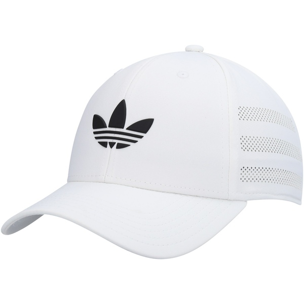 アディダスオリジナルス メンズ 帽子 アクセサリー adidas Originals Beacon 5.0 Snapback Hat White