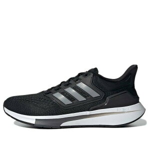 adidas �A�f�B�_�X �����Y �X�j�[�J�[ �yadidas EQ21 Run 'Black Iron Metallic' H00512�z �T�C�Y US_M_13