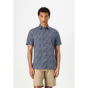 g~[ qtBK[ Y Vc gbvX SHIRT - Shirt - preppy navy/ivory petal