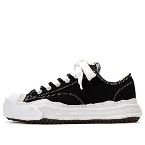 Maison MIHARA YASUHIRO �~�n�����X�q�� �����Y �X�j�[�J�[ �yMaison MIHARA YASUHIRO HANK OG Sole Canvas Low 'Black White' A05FW702-BLK�z �T�C�Y US_9(27.0cm)