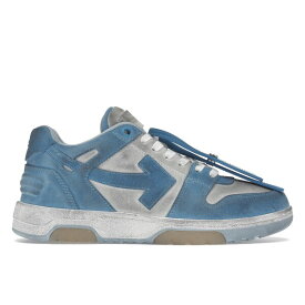 OFF-WHITE オフホワイト メンズ スニーカー 【OFF-WHITE OOO Low Out Of Office】 サイズ EU_42(27.0cm) Suede White Light Blue