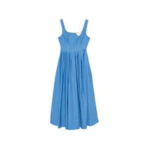 �X�|�[�c�}�b�N�X ���f�B�[�X �����s�[�X �g�b�v�X Giro square-neck a-line maxi dress Blue