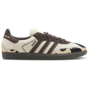 adidas �A�f�B�_�X �����Y �X�j�[�J�[ �yadidas Samba OG notitle Cow Print�z �T�C�Y US_8.5(26.5cm) Brown/Cream/Dark Gum