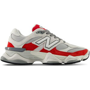New Balance �j���[�o�����X �����Y �X�j�[�J�[ �yNew Balance 9060 White Red�z �T�C�Y US_6(24.0cm) White/Grey/Red