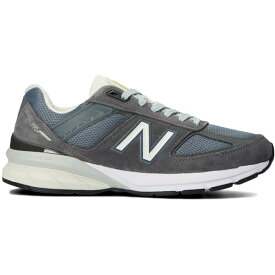 New Balance ニューバランス メンズ スニーカー 【New Balance 990v5 MiUSA SSZ】 サイズ US_10(28.0cm) Grey/White/Yellow
