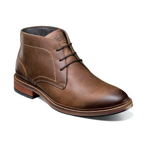 t[VC Y u[c V[Y Men's Forge Plain Toe Chukka Boots Brown