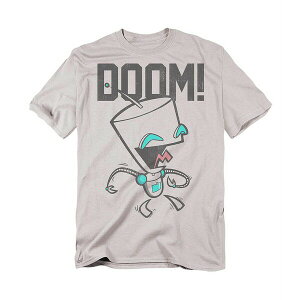 SrW Y Vc gbvX Men's Doom Collegiate T-Shirt Silver