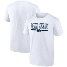 ファナティクス メンズ Tシャツ トップス Penn State Nittany Lions Fanatics Branded Classic Inline Team TShirt White