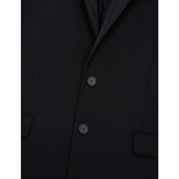 ザ・クープルス メンズ ジャケット＆ブルゾン アウター Satin-lapel single-breasted wool suit jacket  BLA01 asty