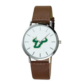 ジャーディン メンズ 腕時計 アクセサリー South Florida Bulls Plexus Leather Watch Brown