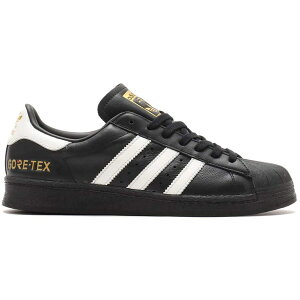 adidas AfB_X Y Xj[J[ yadidas Superstar 82 Gore-Tex atmos GID-SNK Blackz TCY US_7(25.0cm) Core Black/Footwear White/Gold Metallic