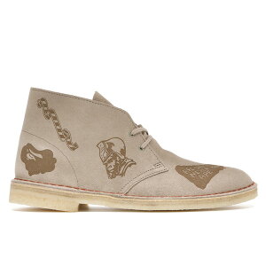 Clarks �N���[�N�X �����Y �X�j�[�J�[ �yClarks Desert Boot Bape Grey Embossed�z �T�C�Y US_10.5(28.5cm) Grey