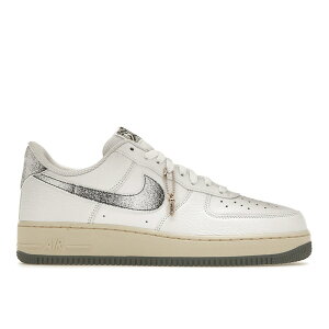 Nike �i�C�L �����Y �X�j�[�J�[ �yNike Air Force 1 Low Classics 50 Years Of Hip-Hop�z �T�C�Y US_9.5(27.5cm) White/Smoke Grey-Beach-White