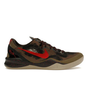 Nike �i�C�L �����Y �X�j�[�J�[ �yNike Kobe 8 Python�z �T�C�Y US_12(30.0cm) Squadron Green/Challenge Red-Legion Brown