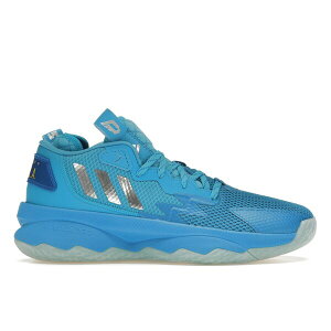 adidas �A�f�B�_�X �����Y �X�j�[�J�[ �yadidas Dame 8 Young Dolla�z �T�C�Y US_10(28.0cm) Signal Cyan/Silver Metallic/Shock Cyan