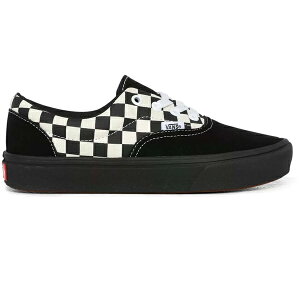 Vans �o���Y �����Y �X�j�[�J�[ �yVans Era ComfyCush Mixed Media Checkerboard Black White�z �T�C�Y US_M_3.5 Antique Black/White