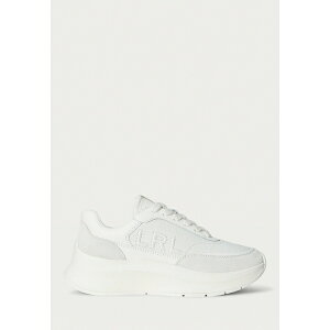ラルフローレン レディース スニーカー シューズ FRANKY SNEAKERS LOW TOP LACE - Trainers - snow white/bianco