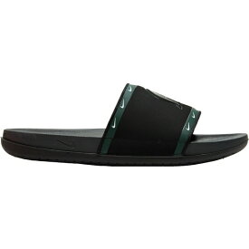 ナイキ メンズ サンダル シューズ Nike Men's Offcourt Michigan State Slides Black/Green/White