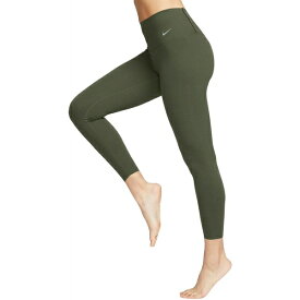 ナイキ レディース カジュアルパンツ ボトムス Nike Women's Zenvy Gentle-Support High-Waisted 7/8 Leggings Cargo Khaki