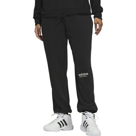 アディダス レディース カジュアルパンツ ボトムス adidas Women's Select Basketball Fleece Pants Black
