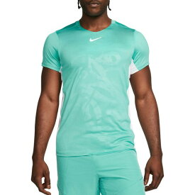 ナイキ メンズ シャツ トップス Nike Men's Court Dri-FIT Advantage Tennis Shirt Washed Teal/White/White