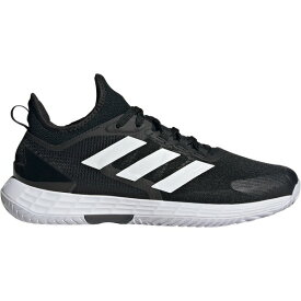 アディダス メンズ スニーカー シューズ adidas Men's adizero Ubersonic 4.1 Tennis Shoes Black/White/Grey