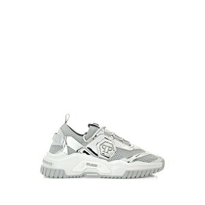 �t�B���b�v�v���C�� �����Y �X�j�[�J�[ �V���[�Y Predator plaque sneakers Silver