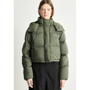 g~[qtBK[ fB[X WPbgu] AE^[ ALASKA GRID - Down jacket - pewter green
