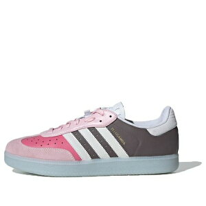 adidas �A�f�B�_�X �����Y �X�j�[�J�[ �yadidas Velosamba Leather 'Charcoal Clear Pink' IG5538�z �T�C�Y US_10(28.0cm)
