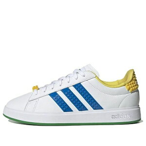 adidas �A�f�B�_�X �����Y �X�j�[�J�[ �yadidas x LEGO Grand Court 2.0 'White Blue Yellow' HP9382�z �T�C�Y US_10(28.0cm)