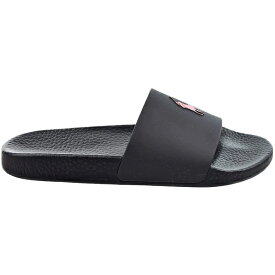 Polo Ralph Lauren ラルフローレン メンズ スニーカー 【Polo Ralph Lauren Signature Pony Slide】 サイズ US_12(30.0cm) Black Red