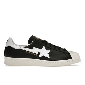 adidas アディダス メンズ スニーカー 【adidas Superstar 80s】 サイズ US_12(30.0cm) Bape Black White Gold (2022)