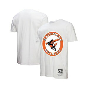 �~�b�`�F��&�l�X �����Y �V���c �g�b�v�X Men's White Baltimore Orioles Cooperstown Collection Logo T-Shirt White