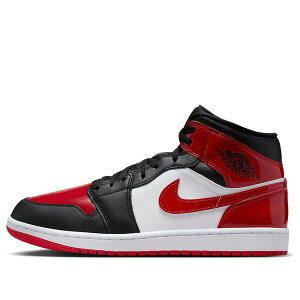 Jordan �W���[�_�� �����Y �X�j�[�J�[ �yAir Jordan 1 Mid 'Bred Toe' HV4091-006�z �T�C�Y US_9(27.0cm)