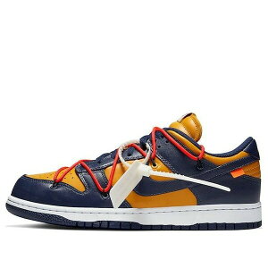 Nike �i�C�L �����Y �X�j�[�J�[ �_���N �yNike x Off-White Dunk Low 'University Gold' CT0856-700�z �T�C�Y US_12.5(30.5cm)