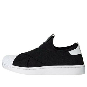 adidas �A�f�B�_�X �����Y �X�j�[�J�[ �yadidas Superstar II X Slip-on 'Core Black Cloud White' KH8210�z �T�C�Y US_6(24.0cm)