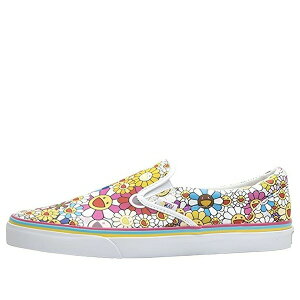 Vans �o���Y �����Y �X�j�[�J�[ �yVans Takashi Murakami Classic Slip-On LX 'Multi Flower' VN-0ZSIGQC�z �T�C�Y US_5.5(23.5cm)