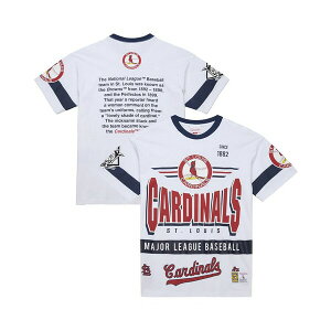�~�b�`�F��&�l�X �����Y �V���c �g�b�v�X Men's White St. Louis Cardinals Cooperstown Collection Team Origins Premium T-Shirt White