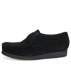 Clarks N[NX Y Xj[J[ yClarks Wallabee Loafer Suede 'Black' 26172503z TCY US_8.5(26.5cm)