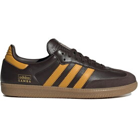 adidas アディダス メンズ スニーカー 【adidas Samba OG】 サイズ US_4(23.0cm) Dark Brown Preloved Yellow