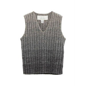 �G�A�� �����Y T�V���c �g�b�v�X V-neck ribbed top Grey