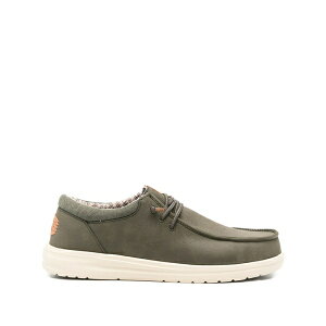 �w�C�f���[�h �����Y �X���b�|���E���[�t�@�[ �V���[�Y Paul classic leather loafers Green