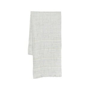 �C���u���e�B �����Y �}�t���[�E�X�g�[���E�X�J�[�t �A�N�Z�T���[ Striped-pattern linen scarf Grey